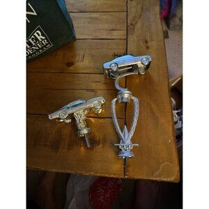 Vintage Chevrolet Hood Ornaments Set Of 2 Chrome Finish Classic Car Collectibles